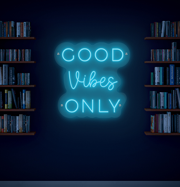 Good Vibes Only Neon Sign