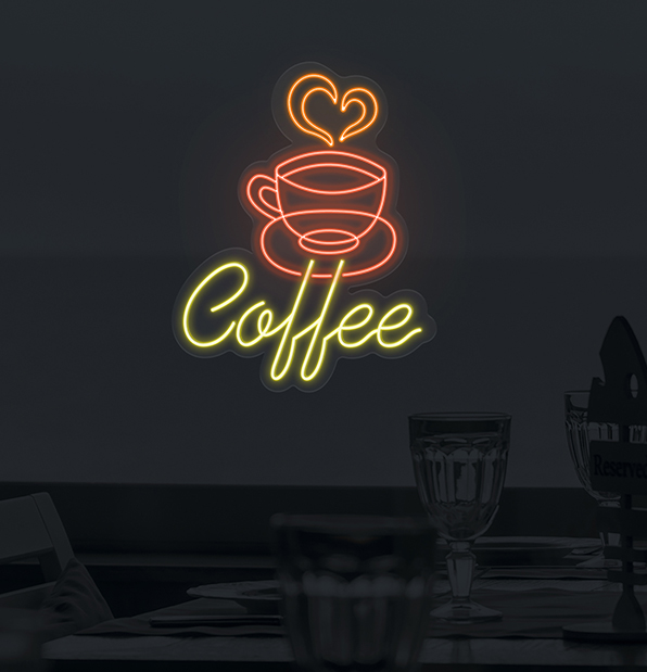 Coffee Cup Neon Sign